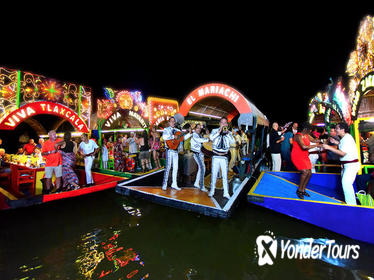 Xoximilco Cruise: Cultural Mexican Fiesta in Cancun with Transport Riviera Maya