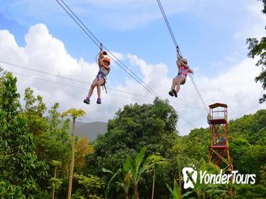 Zipline Canopy and El Yunque Rainforest Hiking Combo Tour
