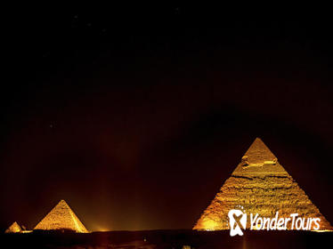 Pyramids Sound and Light Show with Private Transport