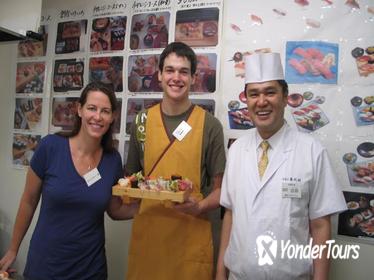 Sushi Making and Tsukiji Fish Market Morning Tour from Tokyo