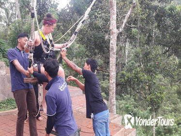 Terrace river swing butterfly ubud hot spring waterfall day tour