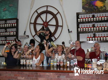 Rum Distillery Tour plus Beer Samples and Seven Mile Beach