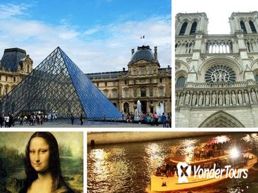 Best of Paris Tour: Skip-the-Line Louvre, Notre Dame and Seine River Cruise