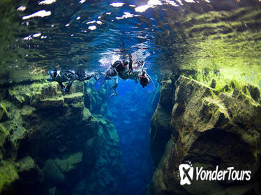 SuperSaver: Small Group Silfra Snorkeling and Lava Caving Adventure from Reykjavik