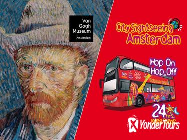 Amsterdam Super Saver: Van Gogh Museum & City Sightseeing Hop-On Hop-Off Bus
