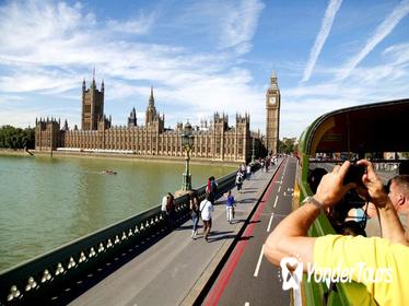 London Vintage Bus Tour Including River Thames Cruise with Optional Lunch