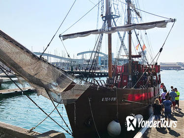 Barcelona Port-Skyline Pirate Boat Trip