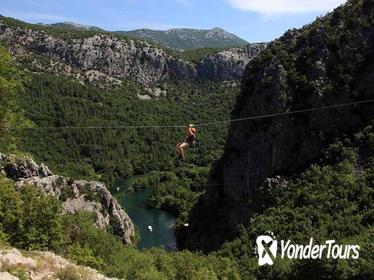 Cetina River Zipline Experience from Split