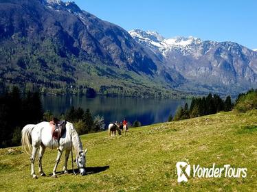 Trail riding in Triglav National Park