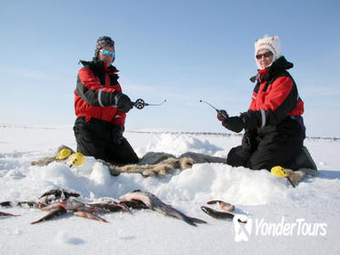 Lapland Ice Fishing Experience by Snowmobile from Luosto