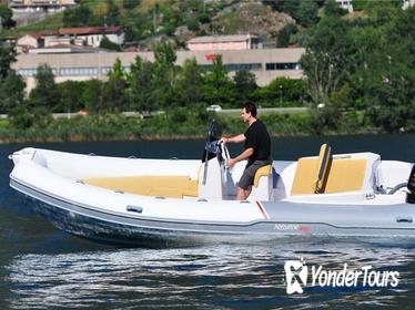 Rent a rigid inflatable boat for up to 8 people in Saint-Tropez - License required