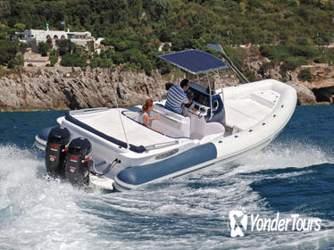 Rent a luxury rigid inflatable boat for up to 12 people in Saint-Tropez - License required