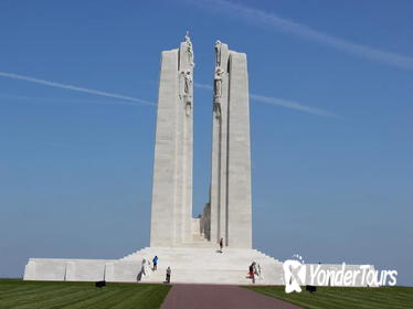 Round trip transfer: Arras or Lens to Vimy Ridge