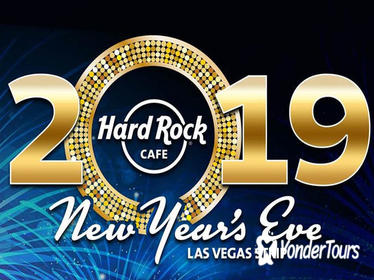 New Year's Eve at the Hard Rock Cafe on the Las Vegas Strip
