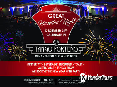 New Year's Eve Dinner and party at Tango PorteÃƒÂ±o